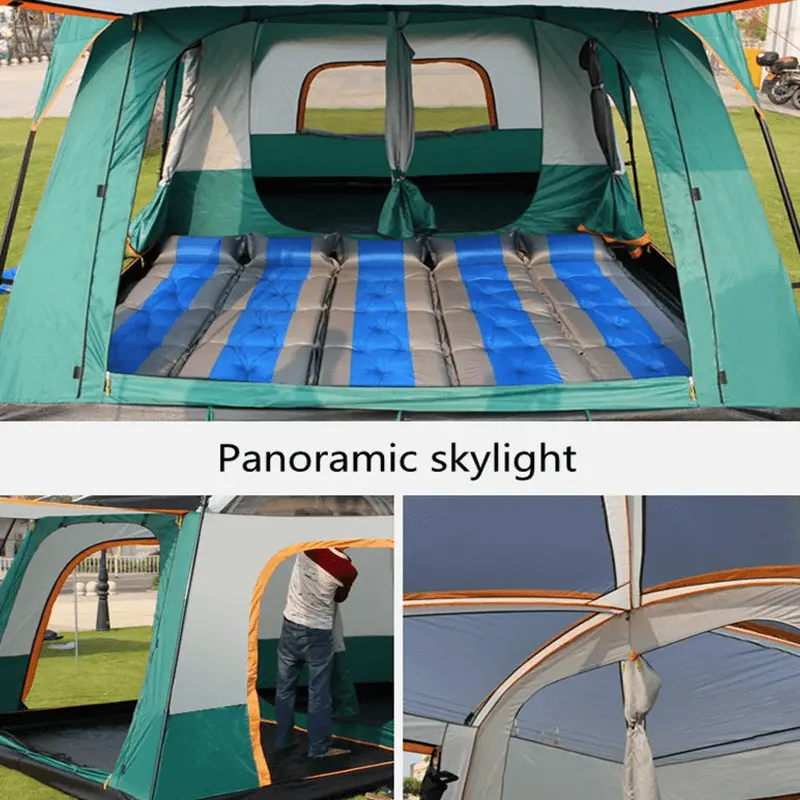 LEAFSHADE - Two Rooms Family Tent PU 4000mm 4-10 ppl