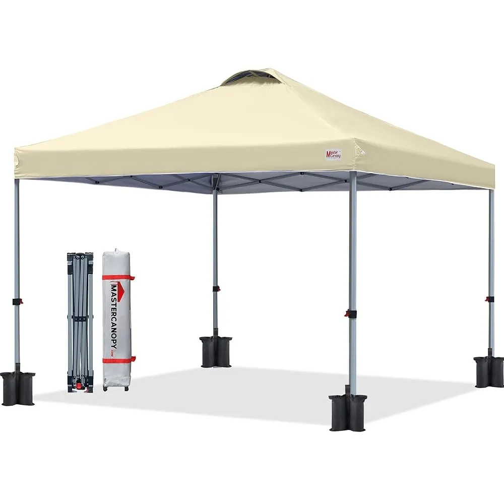 Leisure Sports Durable Ez Pop-up 10x10/12x12 Canopy Tent With Vented Top