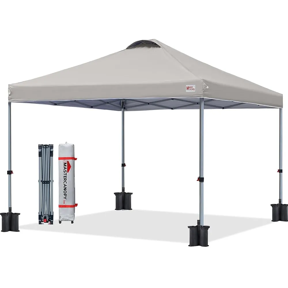 Leisure Sports Durable Ez Pop-up 10x10/12x12 Canopy Tent With Vented Top