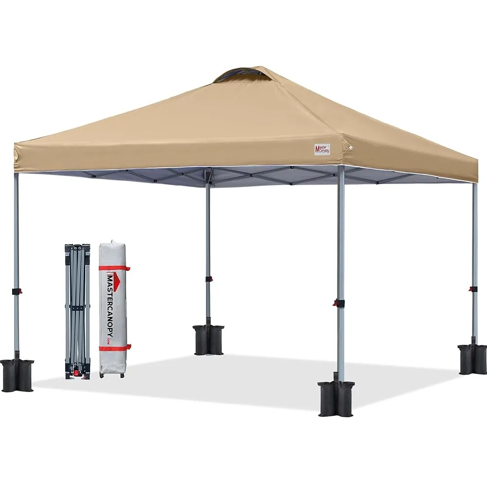 Leisure Sports Durable Ez Pop-up 10x10/12x12 Canopy Tent With Vented Top