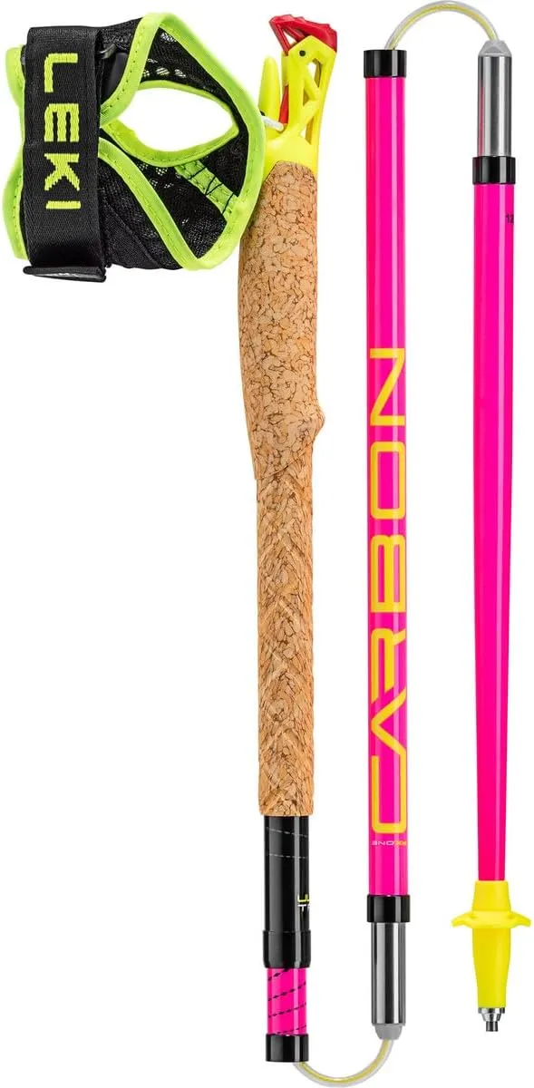 LEKI Ultratrail FX.One Carbon Collapsible Lightweight Trekking Poles for Hiking & Trail Running