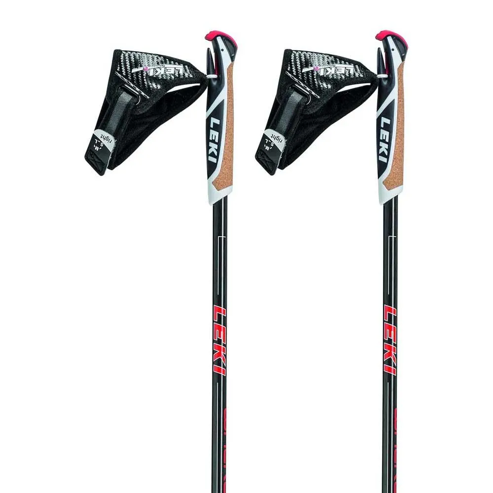 Leki Walker Platinium 100% Carbon Nordic Walking Poles (Pair)