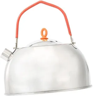Lightweight Stainless Steel Mini Teapot Portable Kettle for Outdoor Camping and Hiking Scratch Resistant Durable Design for Tea and Coffee Enthusiasts