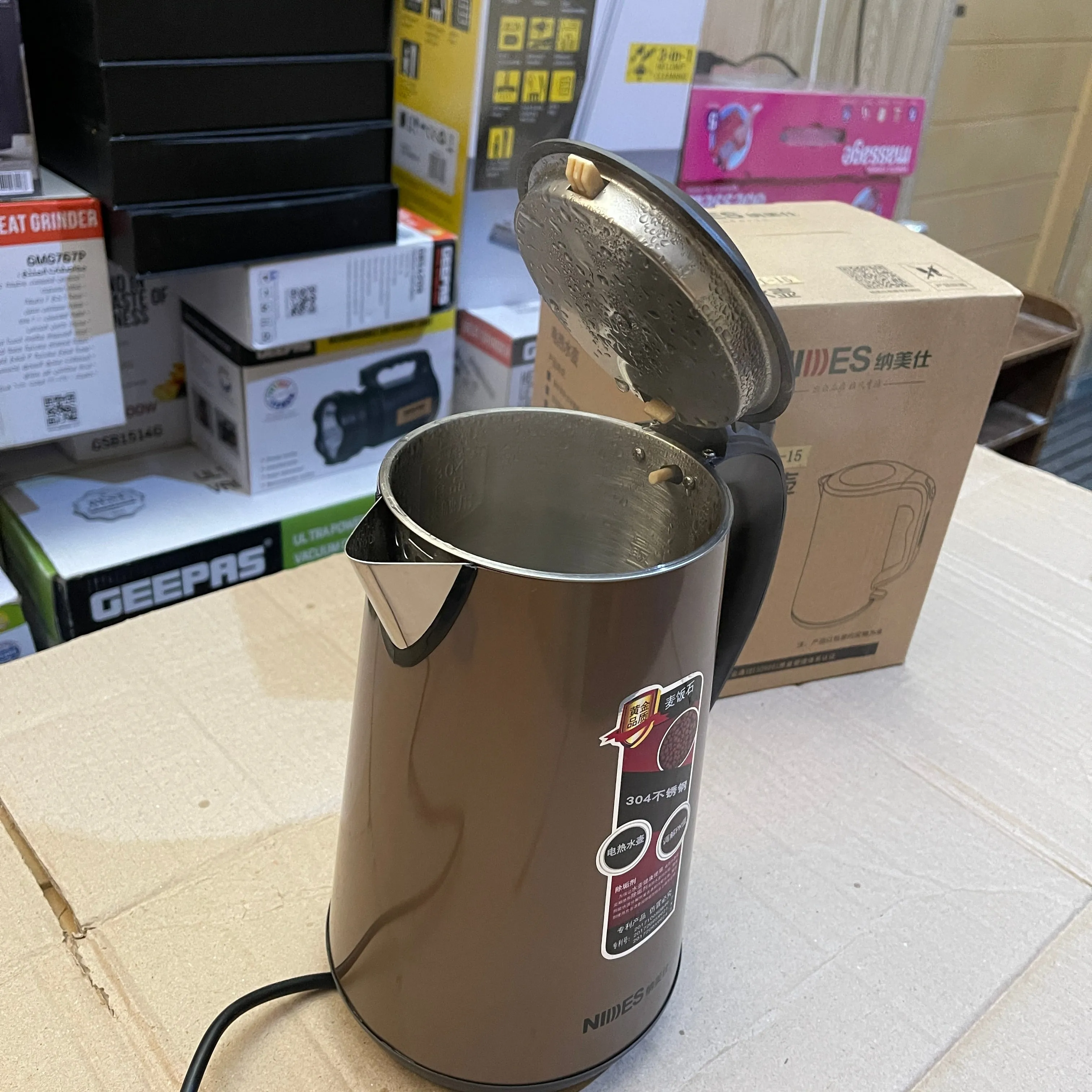Lot Imported Nides 1.5L Electric kettle