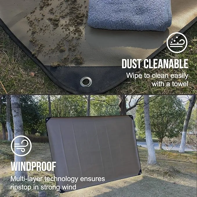 LYN Heavy Duty Emergency Blanket Survival Gear Waterproof Insulated Blanket Emergency Tarp for Camping, Hiking, Bushcraft