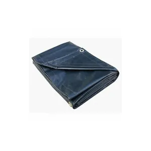 Manufacturer Varies Tarp, Black, 9.5 ft L, 7.33 ft W,Vinyl 5WTX3 - 1 Each