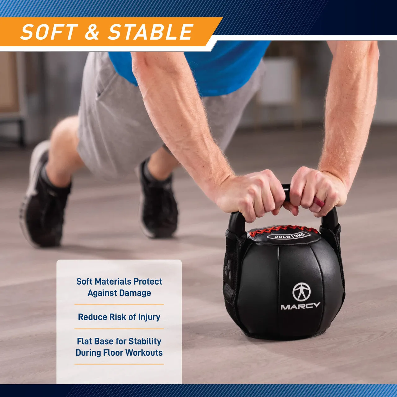 Marcy 15lb Soft Kettlebell | SKB-015