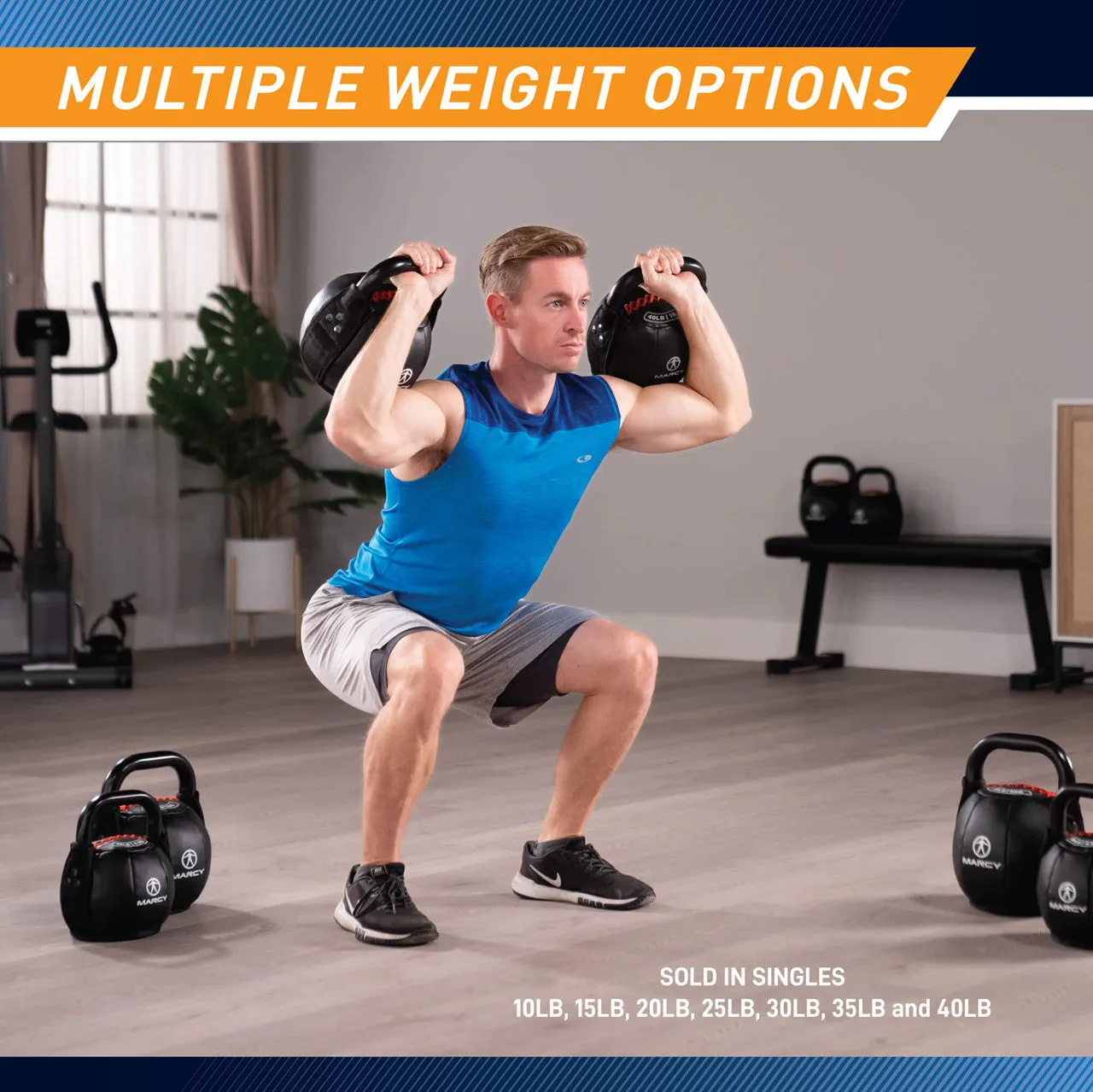 Marcy 15lb Soft Kettlebell | SKB-015