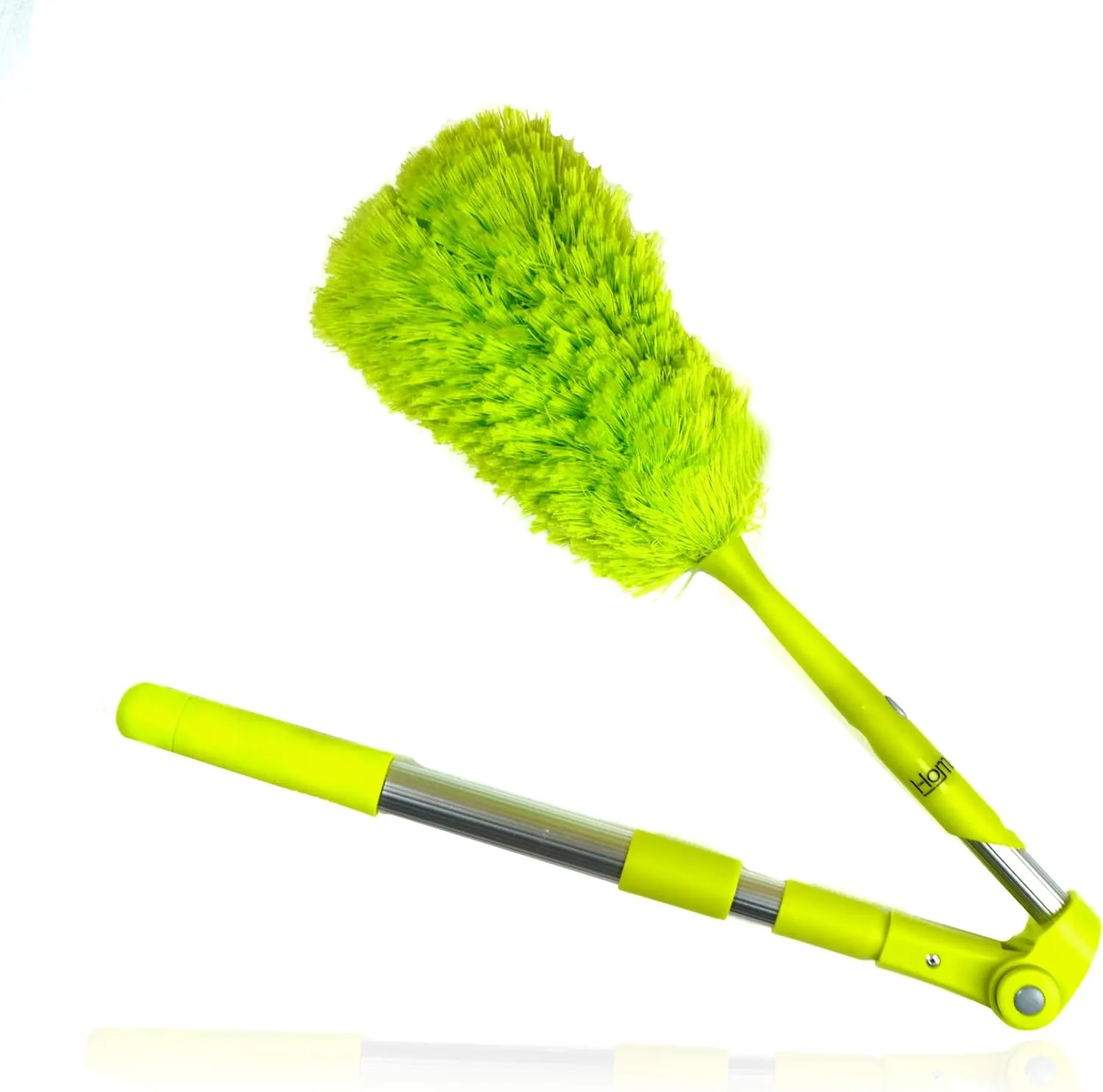 Microfiber Ceiling Fan Duster and Cleaner, with Long extendable for high Ceiling,1 Pack, 54 inches - with Bendable Extension, Perfect dusters for Cleaning Bright Green