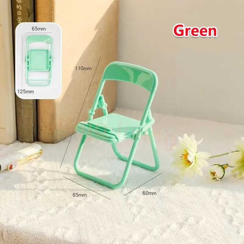 Mini Cute Phone Stand Holder Foldable Tablet Holder Pastel Mini Chair Mobile Phone Holder