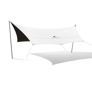Mobi Garden Jun Ting 530 Black Coating 4-6 person Tarp - White