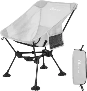 MOON LENCE Portable Camping Chair Backpacking Chair - The 4th Generation Ultralight Folding Chair - Compact, Lightweight Foldable Chairs for Hiking Mountaineering, Beach