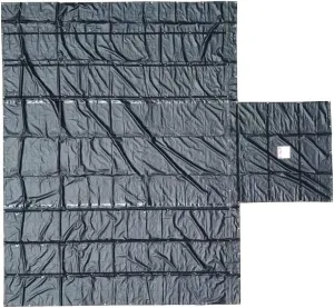 Mytee Products 16' x 27' Flatbed Truck 14 Oz Superlight Steel Tarp with 4 FT Drop - Black Heavy Duty Vinyl Waterproof Tarp for Trailers to Protect Cargo from Wind, Rain, Snow and Sun
