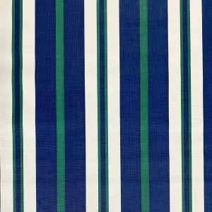 Navy, Green, White Stripe