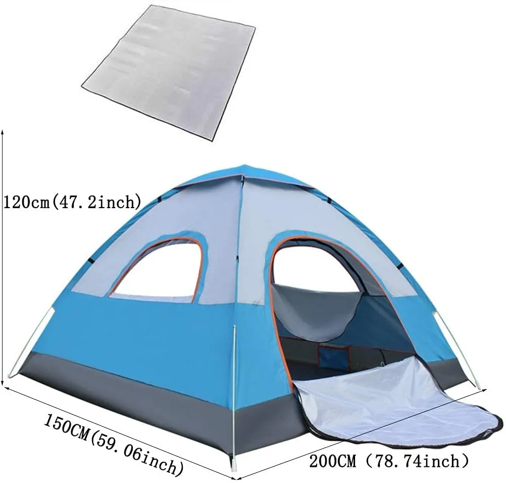 NIEH Tents Dome Frame Pop-Up Double Automatic Speed Opening Beach Outdoor Camping Camping Indoor and Outdoor