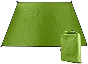 ONURTH Beach Accessories, Camping Tent Mat Tent Sun Shade Rain Shelter Beach Mat Pad Picnic Nylon Camping Waterproof