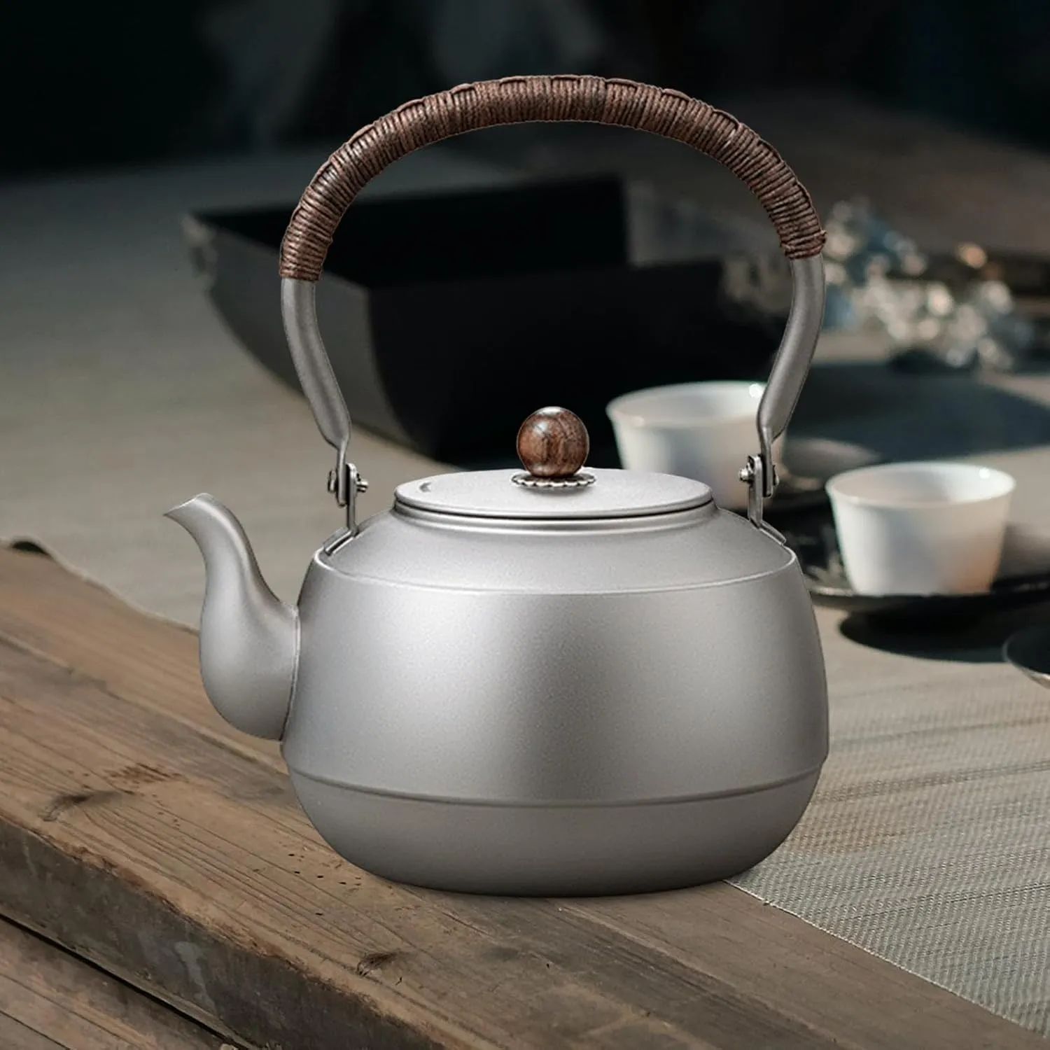 Outdoor Adventure Stainless Steel Tea Kettle Set