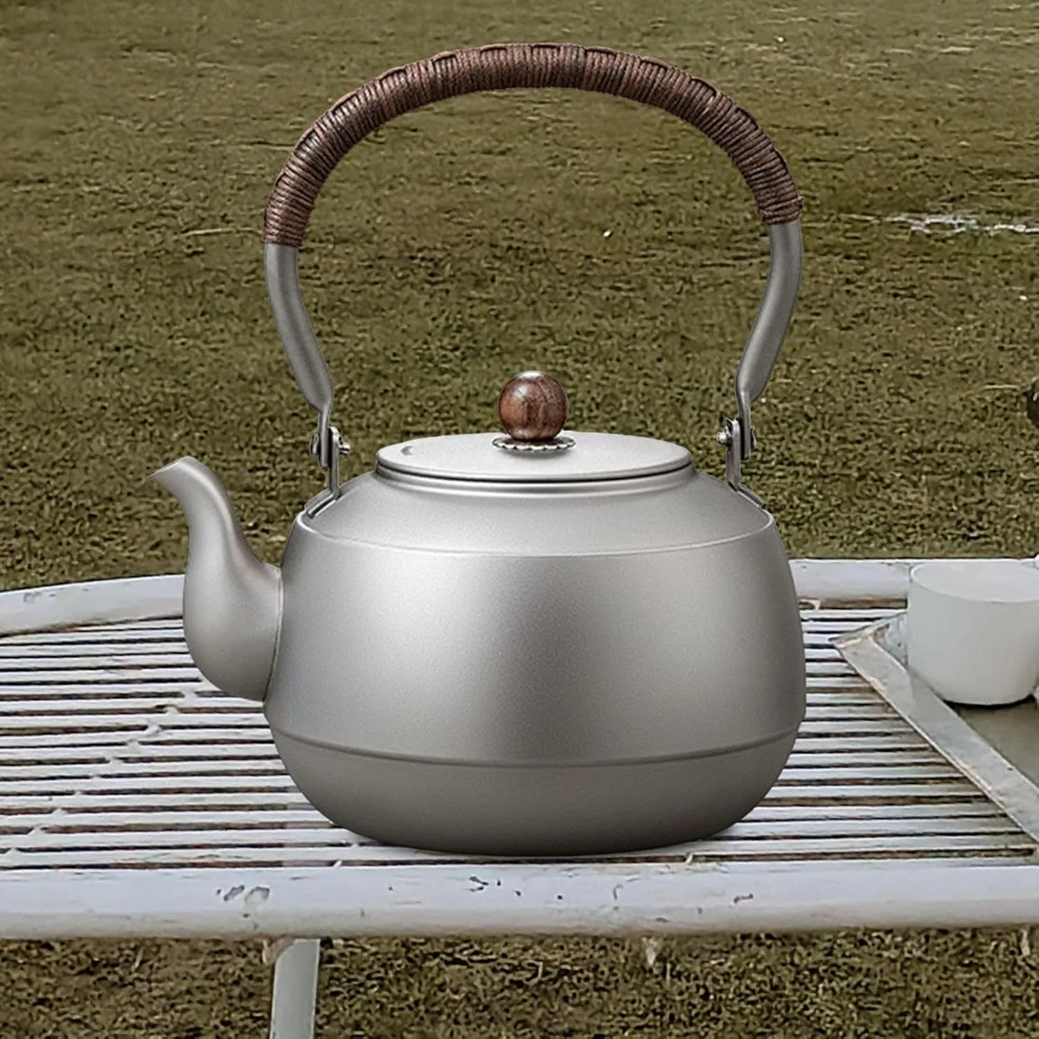 Outdoor Adventure Stainless Steel Tea Kettle Set