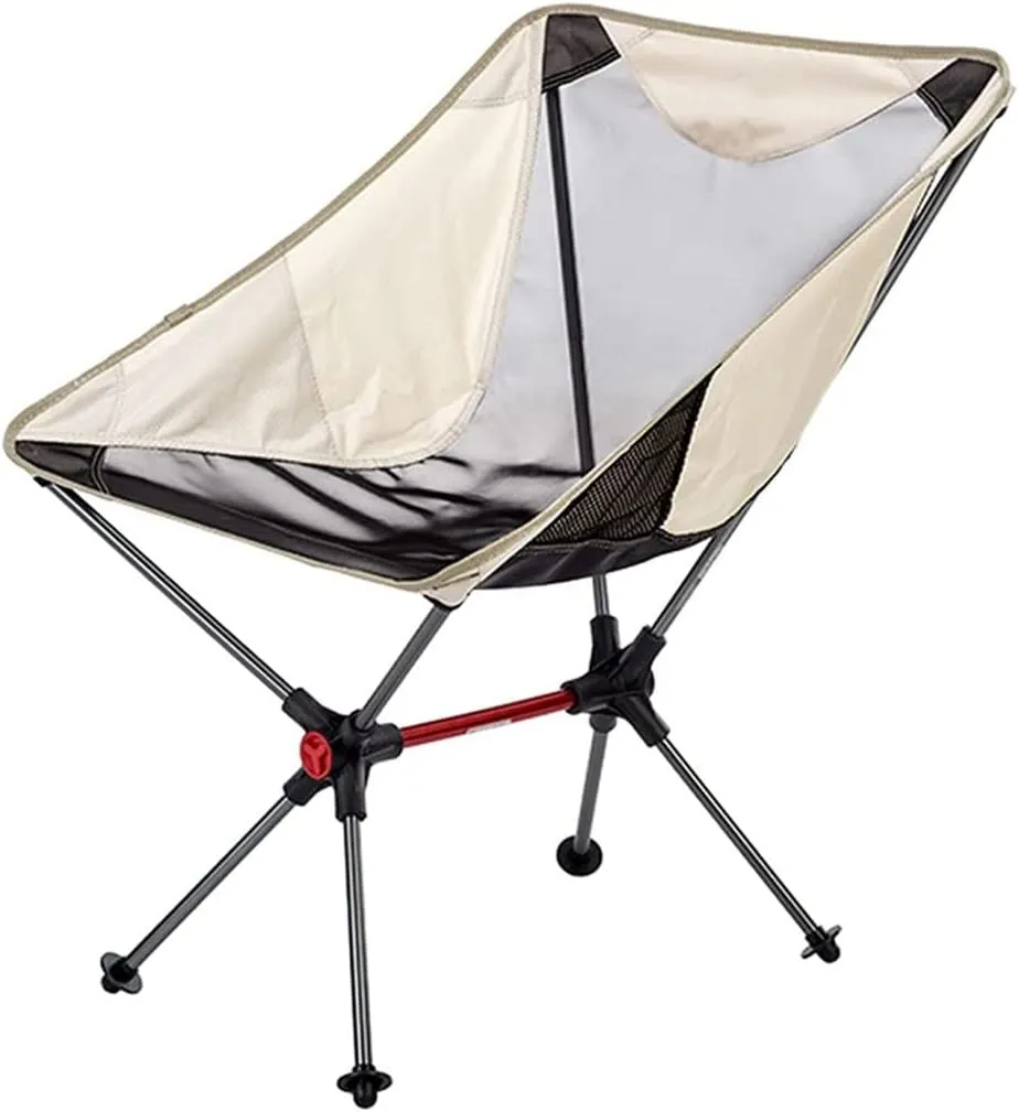 Outdoor Camp Chairs, Outdoor Folding Chair Camping Beach Portable Simple Backrest Folding Sketching Seat Stool with Mesh Fabric Backrest Lawn Chairs Adults(C)
