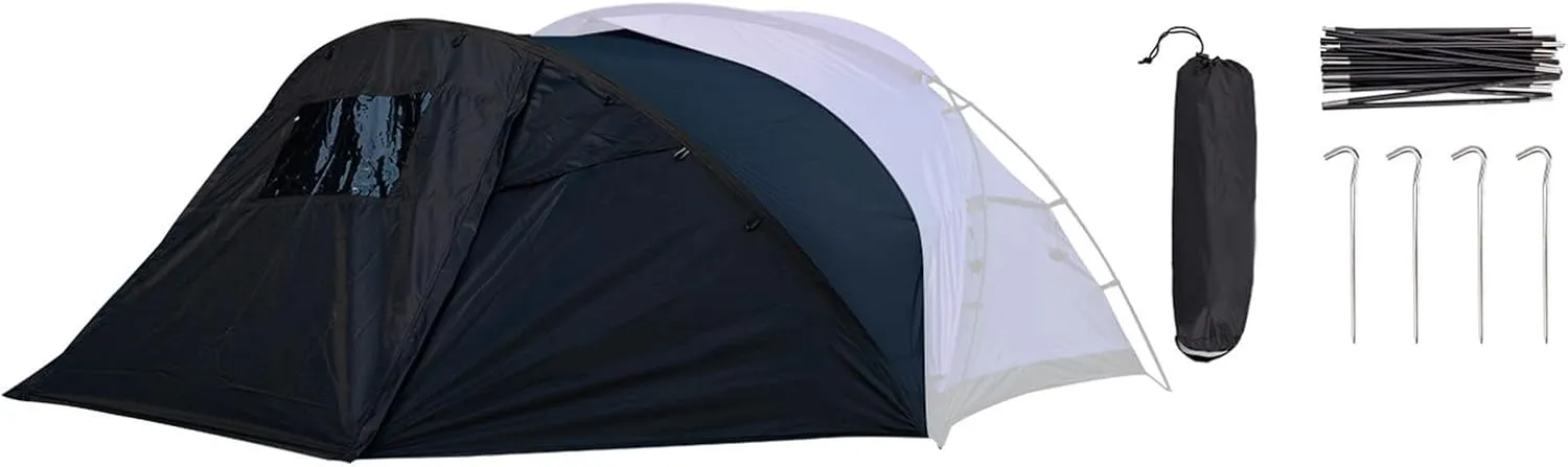 Outdoor Camping Tent Breathable Net Extended Tent Trekking Shelter Tent for Backyard Picnics Sunproof Rainproof Tent