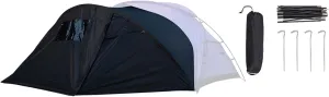 Outdoor Camping Tent Breathable Net Extended Tent Trekking Shelter Tent for Backyard Picnics Sunproof Rainproof Tent