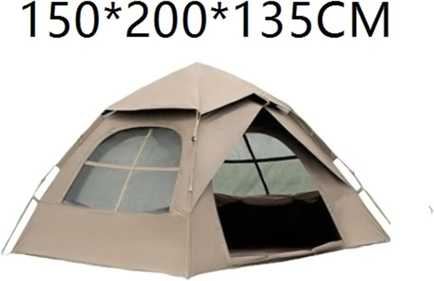 Outdoor Foldable Portable Automatic Thickened Rainproof Camping Tent