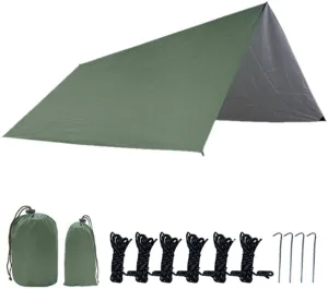 Outdoor Hammock Canopy for Camping and Travel, Green