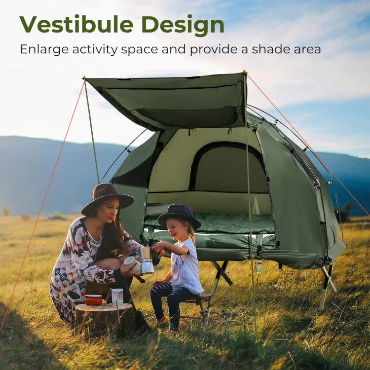 Outdoor Portable Camping Folding Tent with Inflatable Mattress