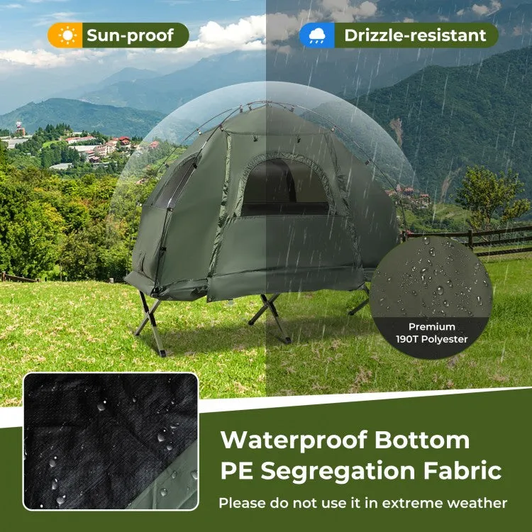 Outdoor Portable Camping Folding Tent with Inflatable Mattress