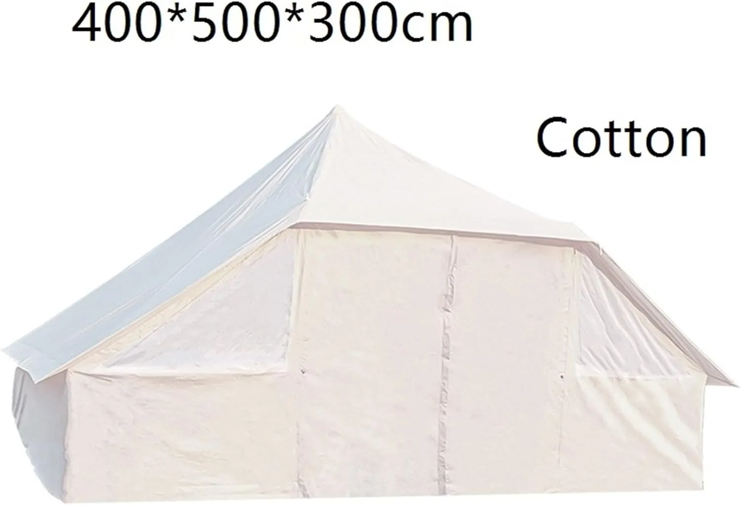 Outdoor Tent Double Door Family Camping Rainproof Pointed Top Tent