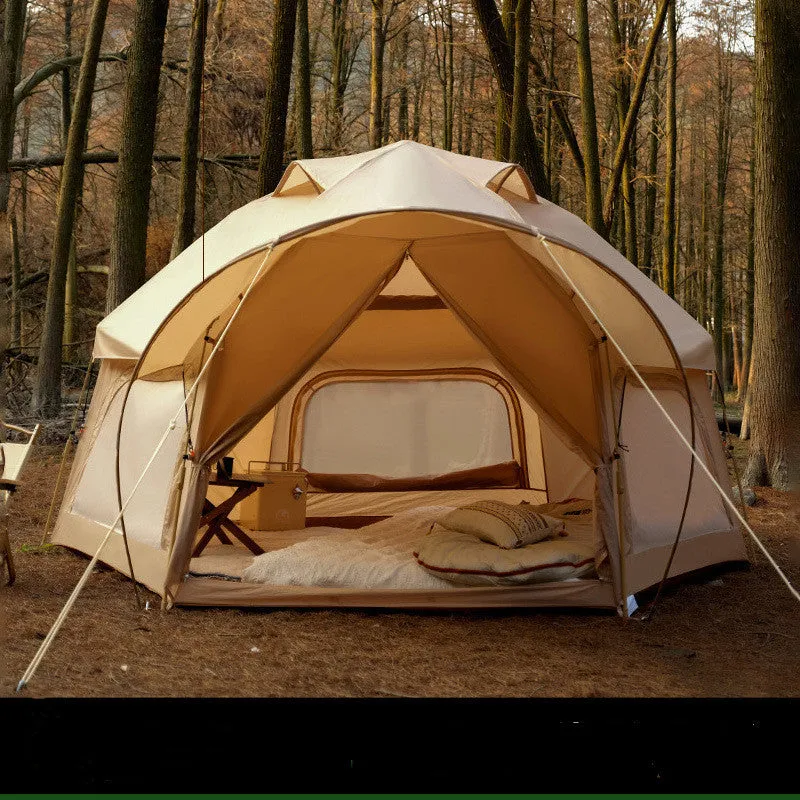 Outdoor Tent Folding Thickened Automatic Rainproof Global express Camping Bluetooth-enabled Portable