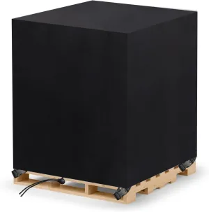 Pallet Cover Tarp Waterproof, Pallets Covers Heavy Duty Waterproof Bulk Pallet Covers 48 x 42 x 48'' Outdoor Tarps Bulk Box Cover 48 x 42 x 48'' Custom Black Fits Wood Patio Furniture