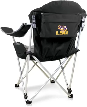 PICNIC TIME NCAA Razorbacks Reclining Camp Chair - Beach Chair for Adults - Sports Chair with Carry Bag