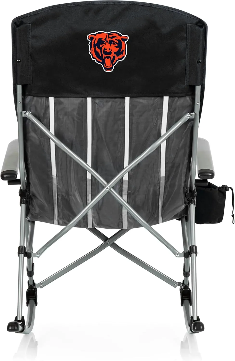 PICNIC TIME NFL Outdoor Rocking, XL Heavy Duty Camping Chair for Adults