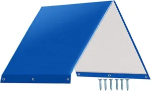 Playground Replacement Canopy, 52" x 89" Waterproof Swing Set Replacement Tarp Kids Playground Roof Canopy Backyard Playset Canopy Replacement for Outdoor Swing(Blue)