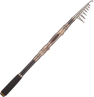PLUSINNO Carbon Fiber Telescopic Fishing Rod and Reel Combo - Sea Saltwater Freshwater Kit (ONLY Rod, Not Including Reel, 1.8M 5.91FT)
