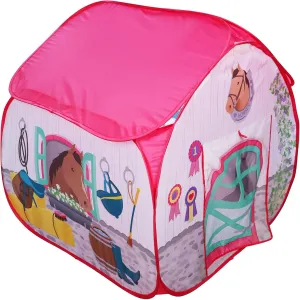 Pop It Up|Horse Stable - Pop-Up Playtent - Fun2Give Indoor Playhouse, Front & Back Doors, Spacious Interior, Pretend Play, Toddlers & Kids Ages 3 