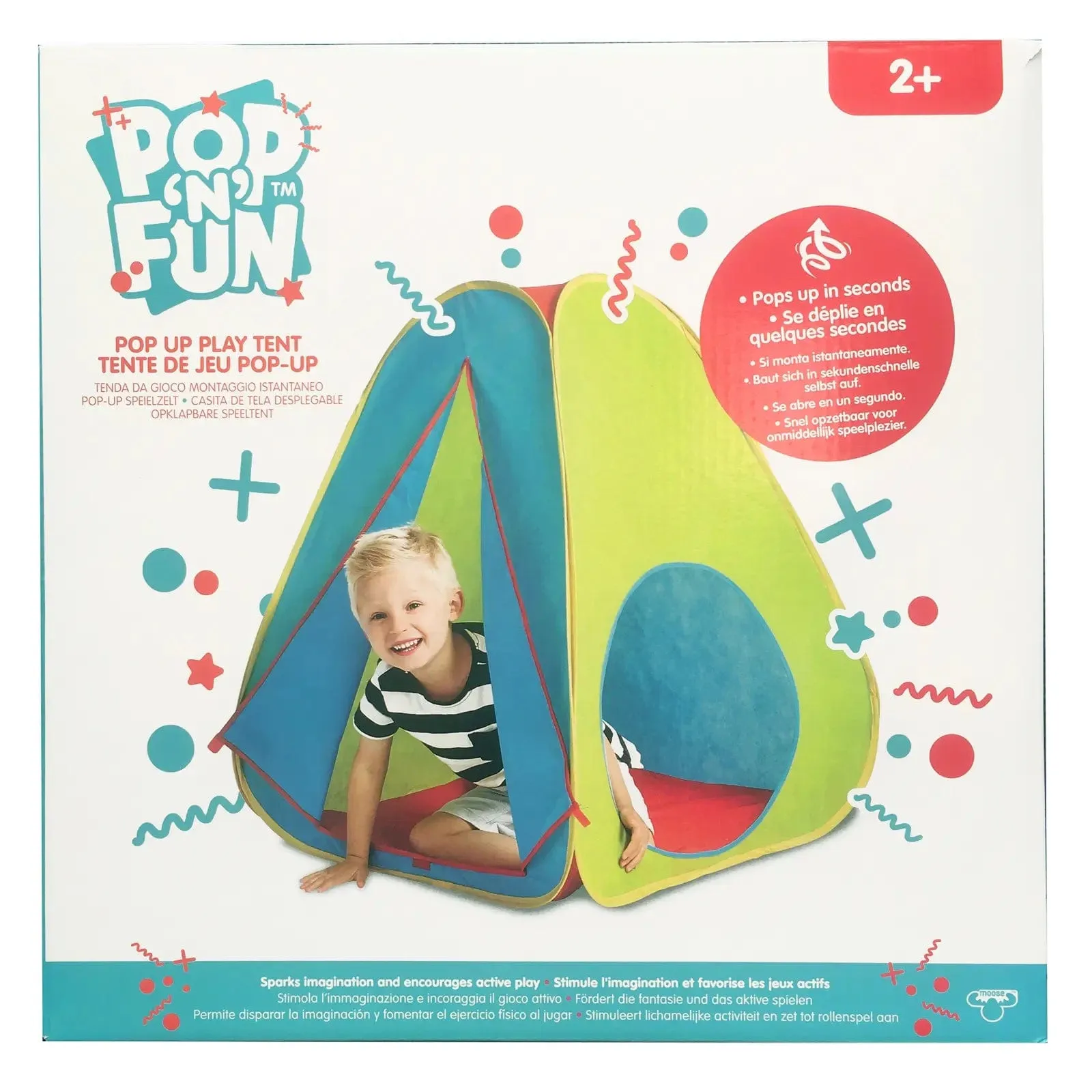 Pop Up Play Tent Non-Woven Pop N Fun Toy Home Garden
