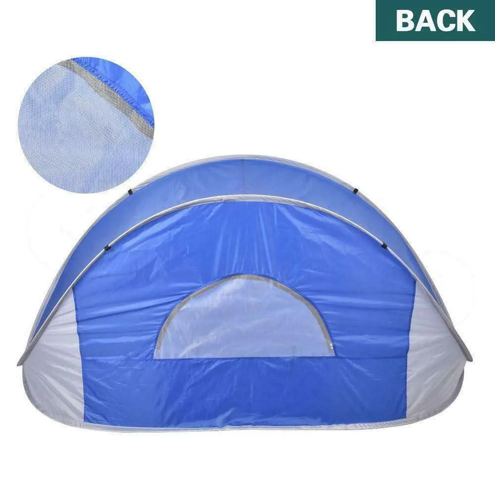 Pop Up Tent Camping Beach Tents 4 Person Portable Hiking Shade Shelter