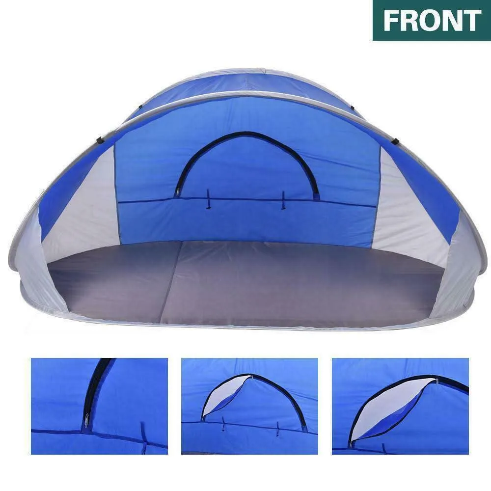 Pop Up Tent Camping Beach Tents 4 Person Portable Hiking Shade Shelter
