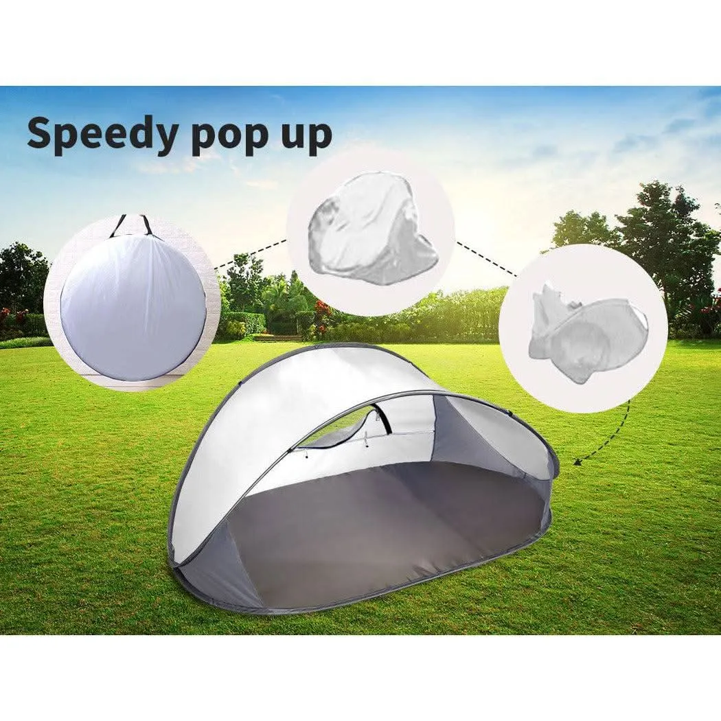 Pop Up Tent Camping Beach Tents 4 Person Portable Hiking Shade Shelter