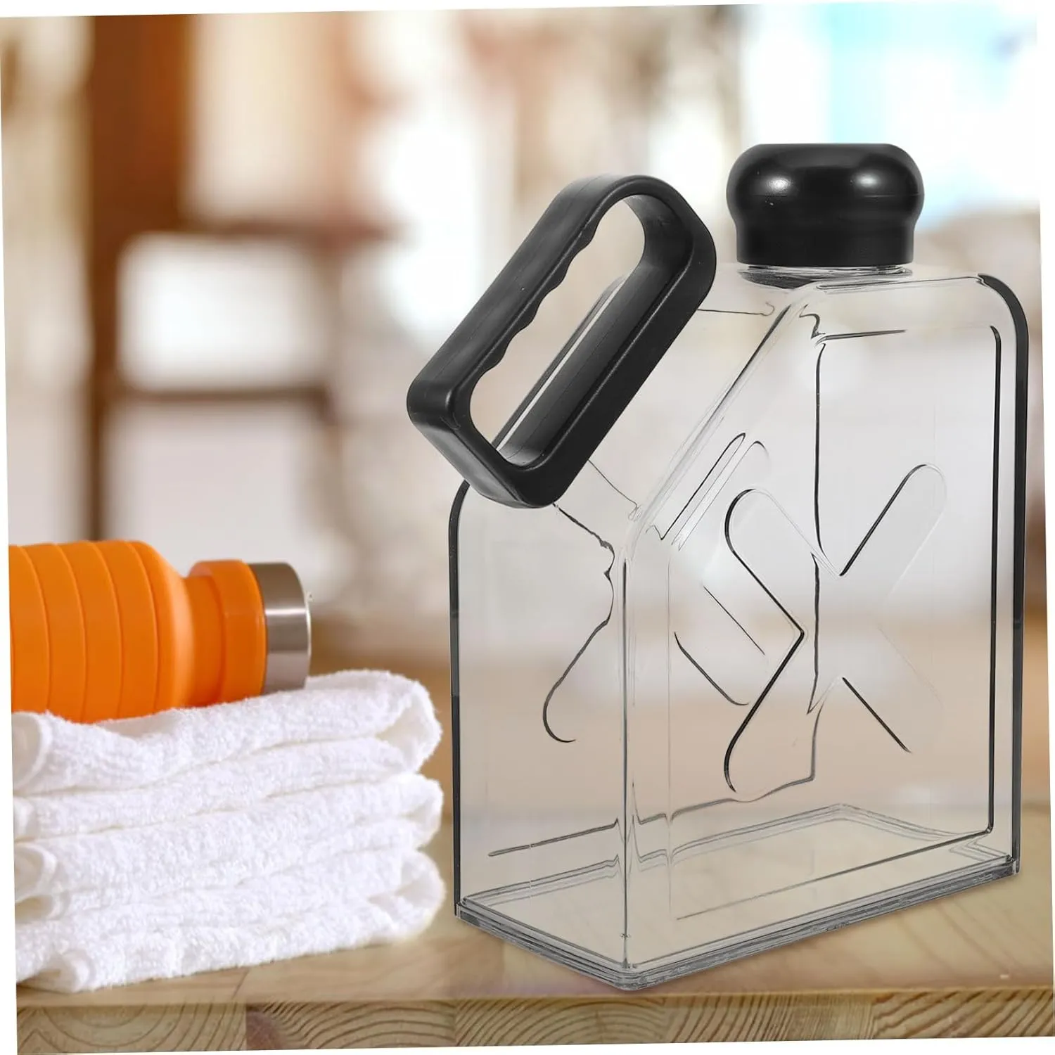 POPETPOP 3pcs Flat Water Kettle Reusable Compact Leakproof Portable Water Bottle Perfect for Fitness Sports Daily Life