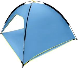 POPETPOP Polyester Sunscreen Tent Large Camping Shelter Rainproof and Quick Opening Feature
