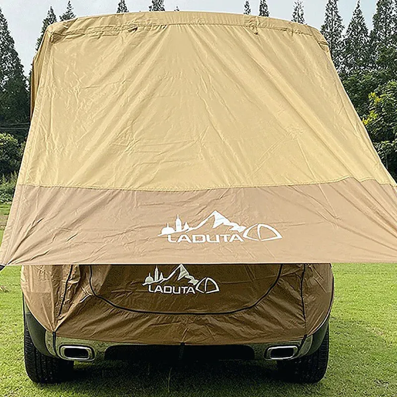 Portable Awning Car Tent Rooftop Camping Canopy Sunshade Outdoor Rainproof Hatchback Tent Car Tailgate