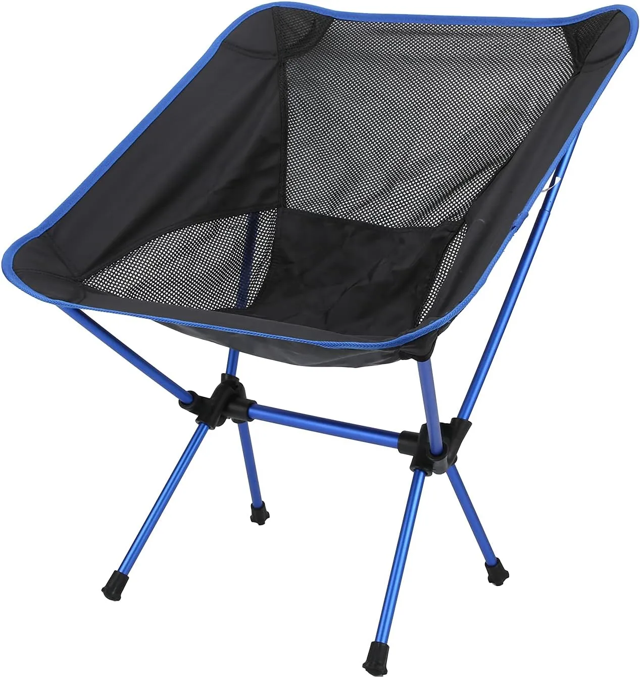 Portable Camping Chair, Outdoor Chair Folding Camping Chairs, Lightweight Aluminum Fishing Chair for Camping BBQ Picnic