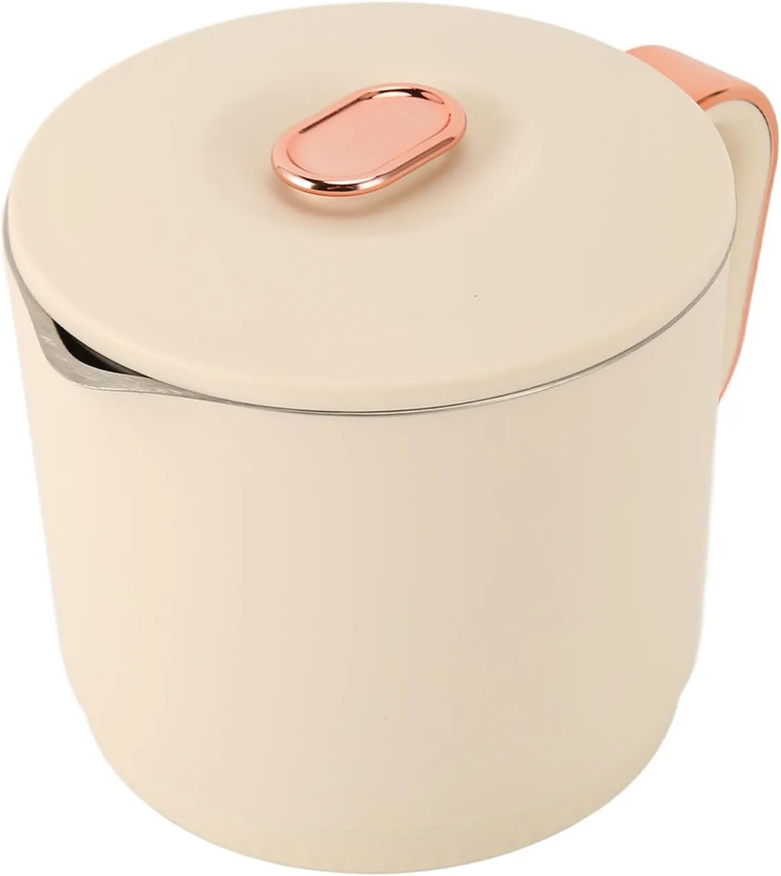 Portable Electric Kettle 0.8L 500W Fast Boiling, Safety Protection with Detachable Design for Travel and Office Use (US Plug 110V)