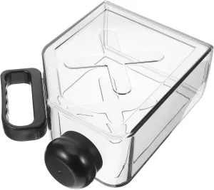 Portable Flat Water Bottle Leak Transparent Kettle for Travel Outdoor and Sports Convenient and Reusable Fitness Water Container