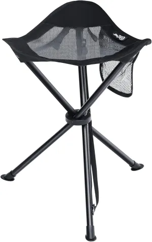 PORTAL Tall Folding Tripod Stool for Outdoor Camping Walking Hunting Hiking Fishing Travel, Support 225 lbs