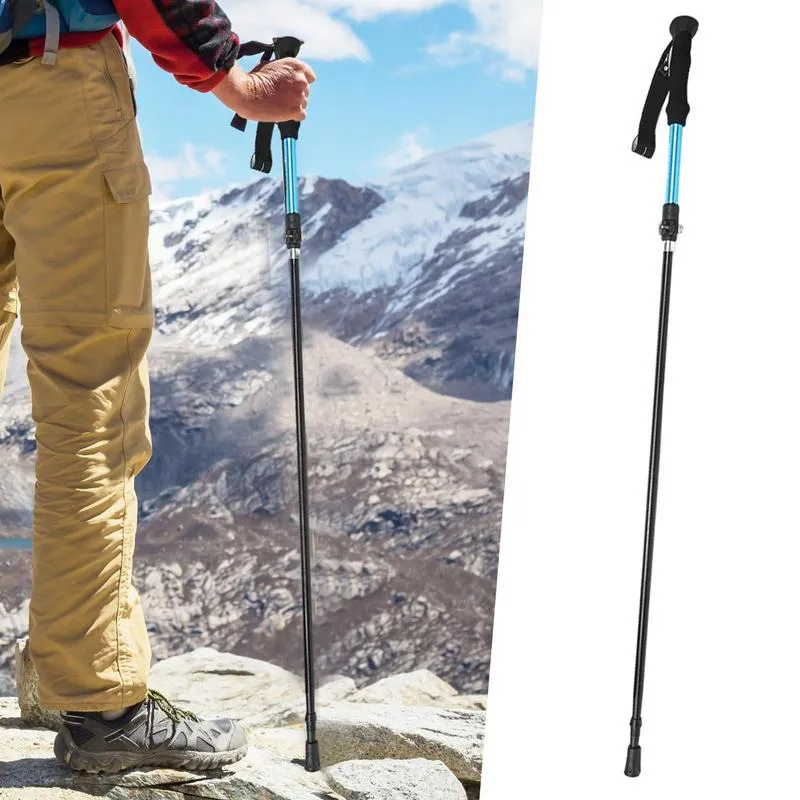 Premium Ultralight Trekking Poles – Adjustable Folding Hiking Walking Sticks, Telescopic Aluminum Poles with EVA Non-Slip Grip and Tungsten Carbide Tips, 2-Piece Set for Camping and Outdoor Adventures