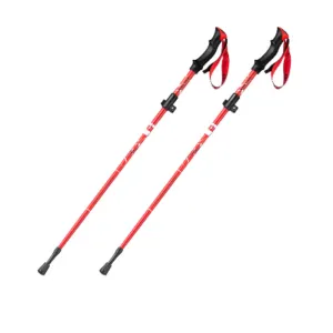 Premium Ultralight Trekking Poles – Adjustable Folding Hiking Walking Sticks, Telescopic Aluminum Poles with EVA Non-Slip Grip and Tungsten Carbide Tips, 2-Piece Set for Camping and Outdoor Adventures